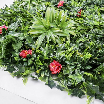 Plastic Hedge Boxwood Artificial Wall Panel Plant Anti UV